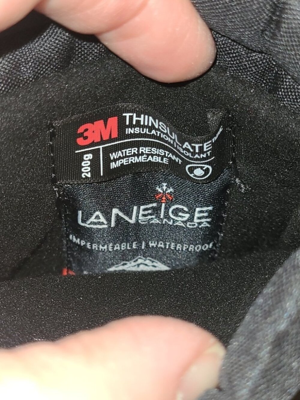 Laneige Canada Black Toddler Kids Waterproof Winter Snow Rain Boots Sz 9 - NWOT - Picture 5 of 6